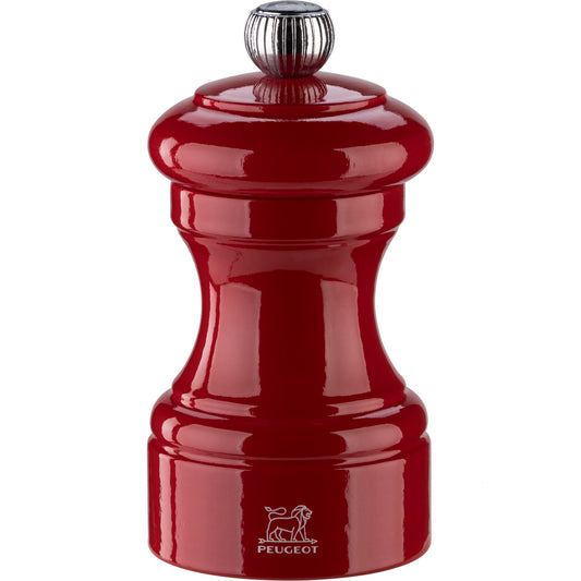 Peugeot Bistro salt mill 10 cm passion red lacquered wood