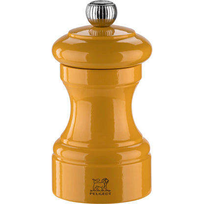Peugeot Bistrorama salt mill 10 cm yellow safron painted wood