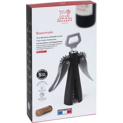 Peugeot corkscrew Souverain two-lever 20 cm