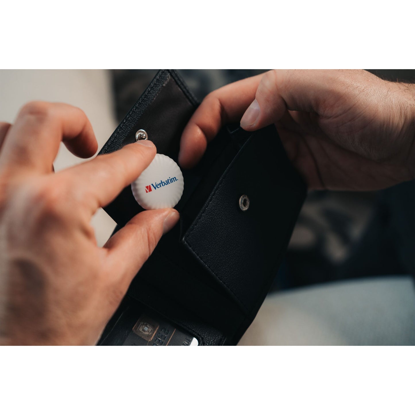 1x2 Verbatim My Finder Coin Bluetooth Item Finder s/w  32134