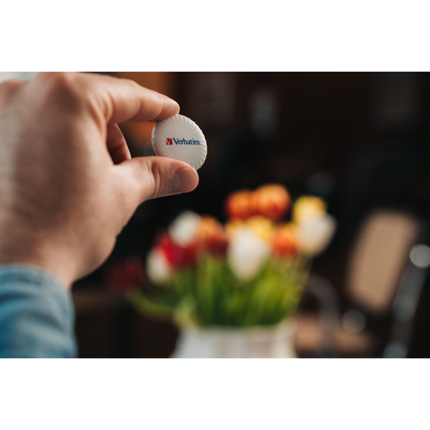 1x2 Verbatim My Finder Coin Bluetooth Item Finder s/w  32134