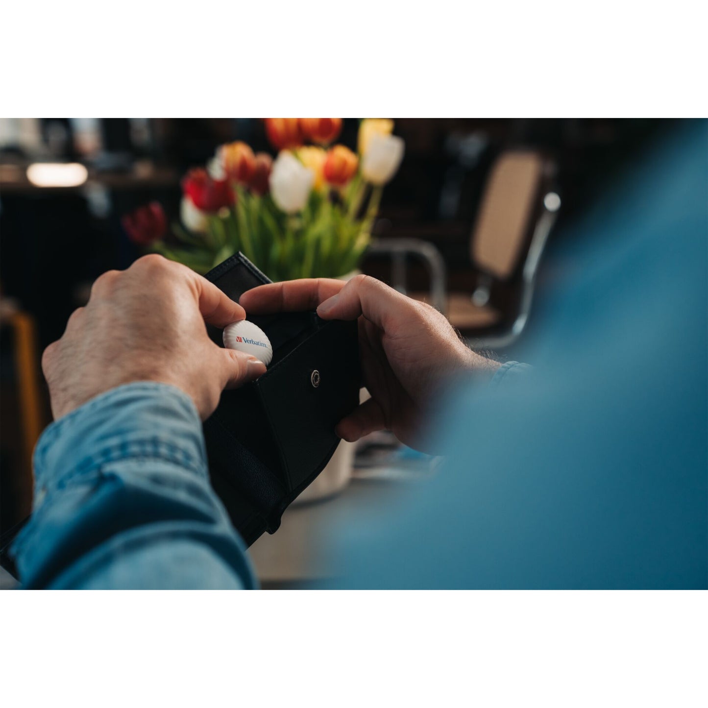 1x3 Verbatim My Finder Coin Bluetooth Item Find, s/w/p 32135