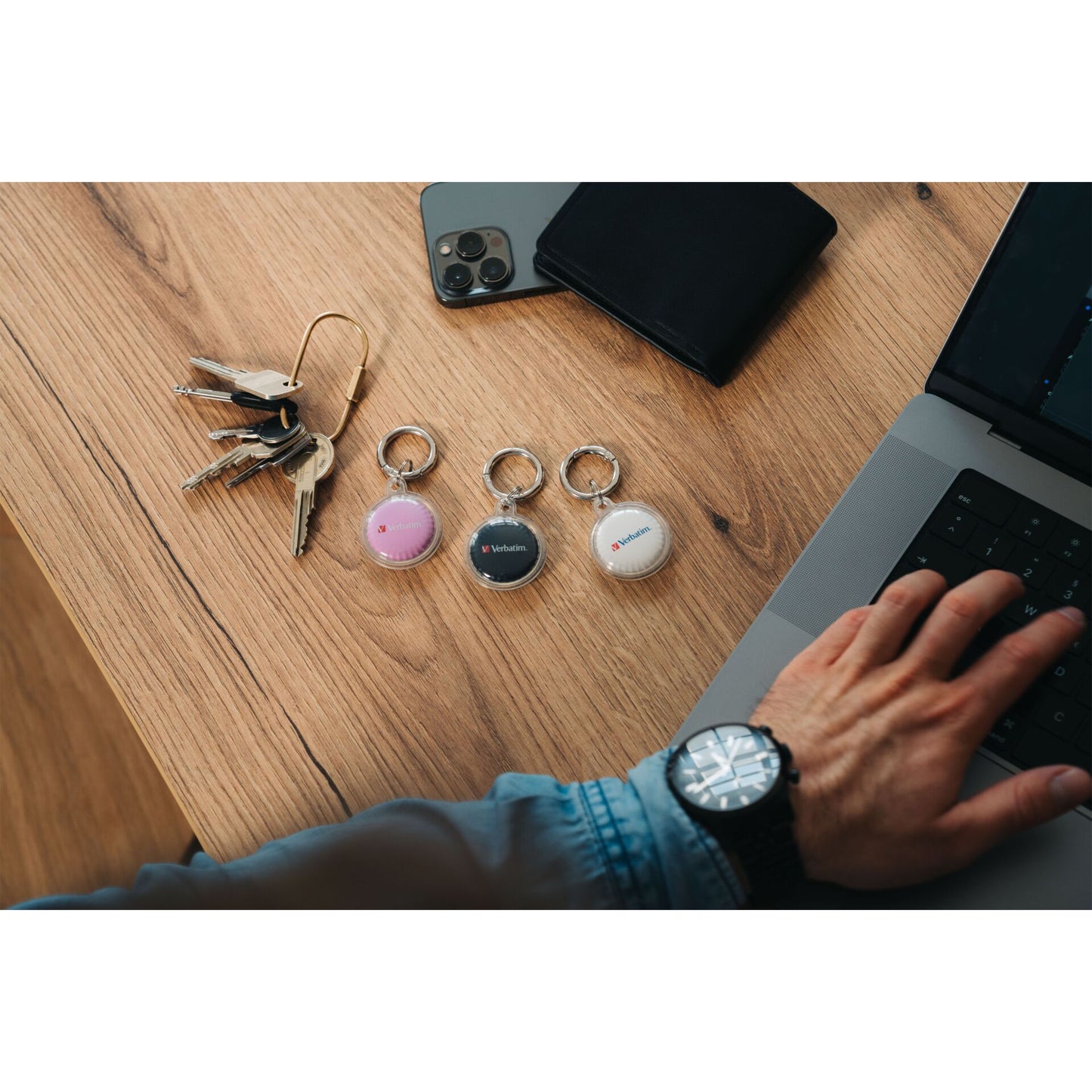 1x3 Verbatim My Finder Coin Bluetooth Item Find, s/w/p 32135