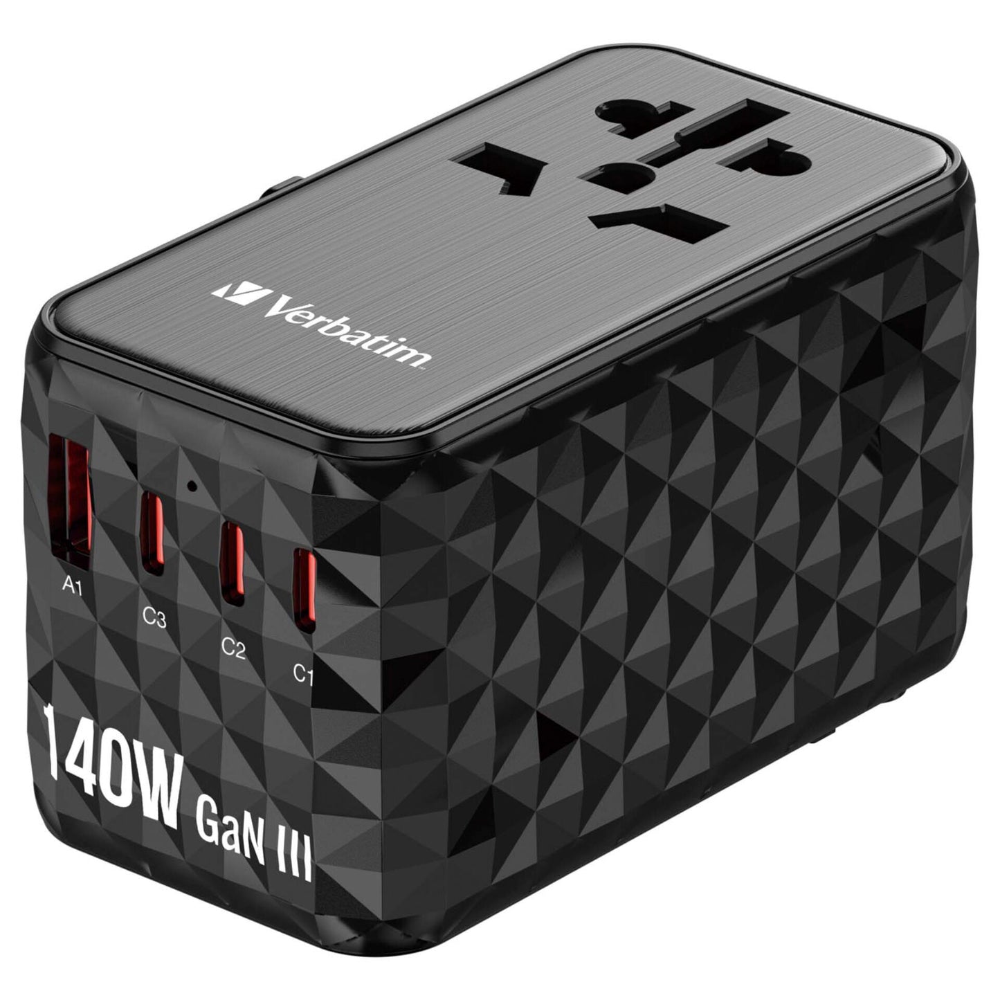 Verbatim GaN III Uni.Travel Adap 140W Welt-zu-Welt UTA-10   32125