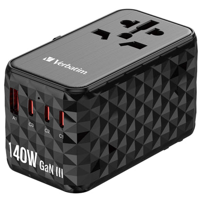 Verbatim GaN III Uni.Travel Adap 140W Welt-zu-Welt UTA-10   32125