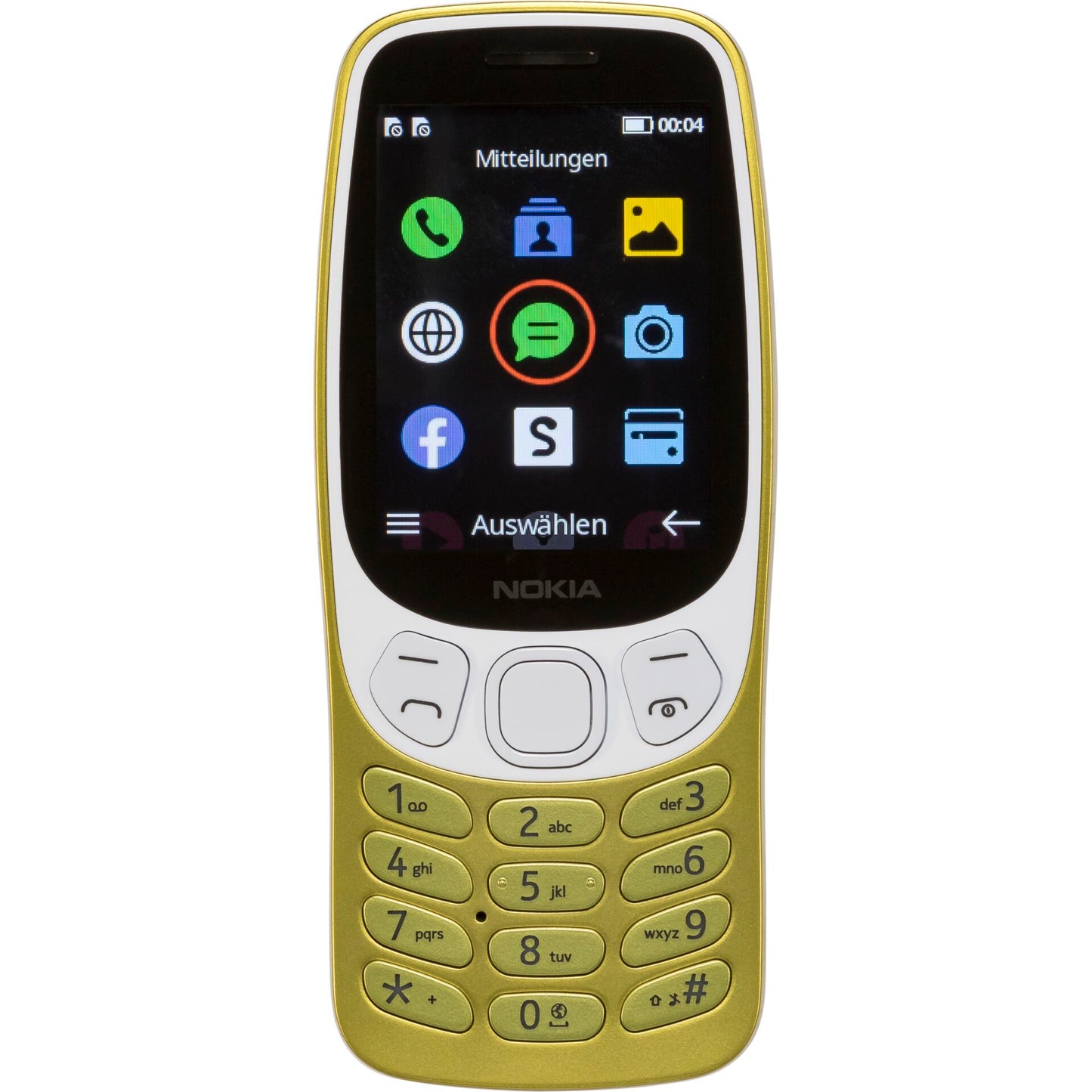 Nokia 3210 4G y2k gold