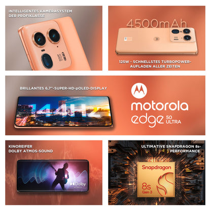 Motorola Edge50 Ultra Pantone Peach Fuzz