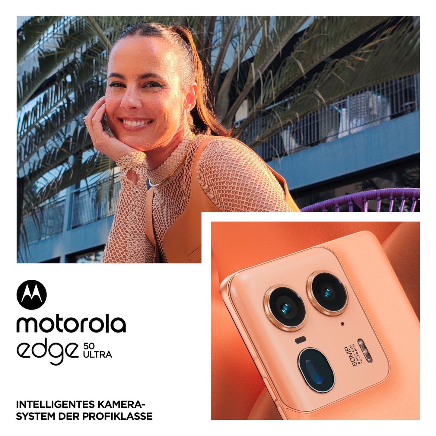 Motorola Edge50 Ultra Pantone Peach Fuzz