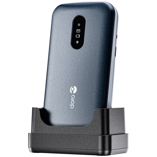 Doro 2820 blue with power supply unit