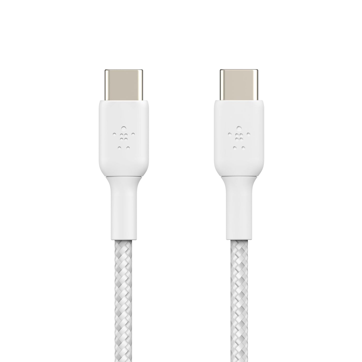 Belkin BOOST CHARGE braided Cab. USB-C/USB-C 15cm wh.CAB004BT0MWM