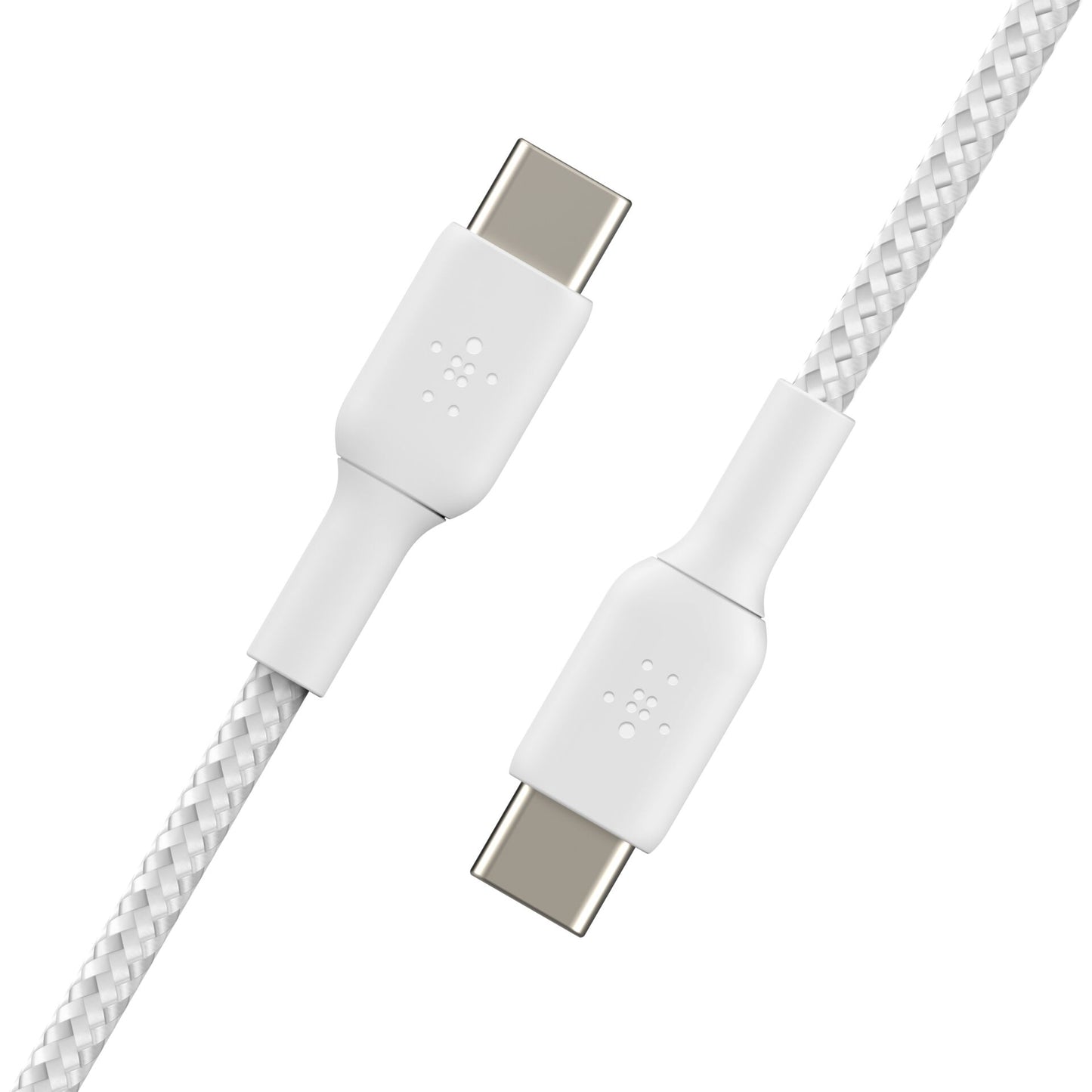Belkin BOOST CHARGE braided Cab. USB-C/USB-C 15cm wh.CAB004BT0MWM