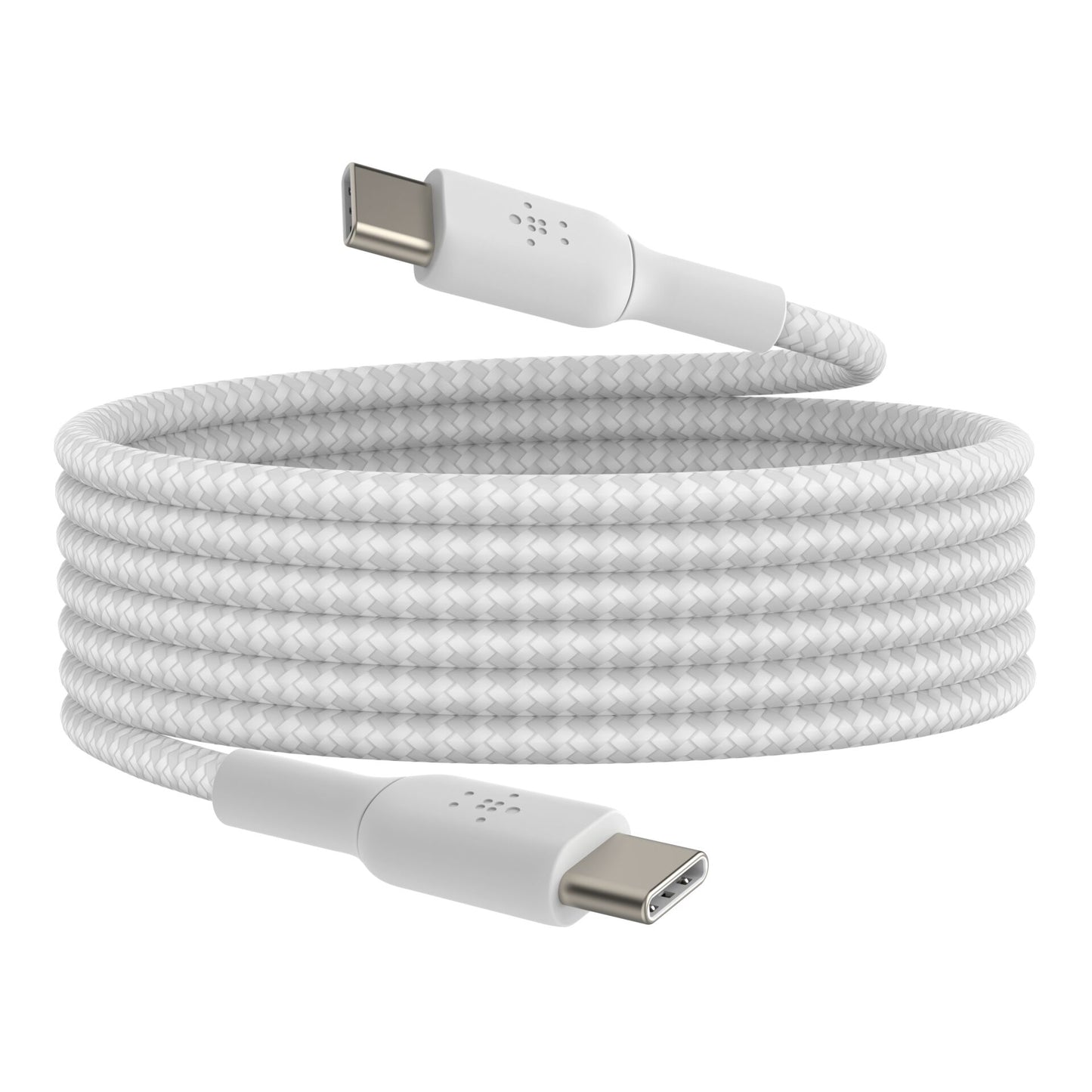 Belkin BOOST CHARGE braided Cab. USB-C/USB-C 2m whiteCAB004bt2MWH