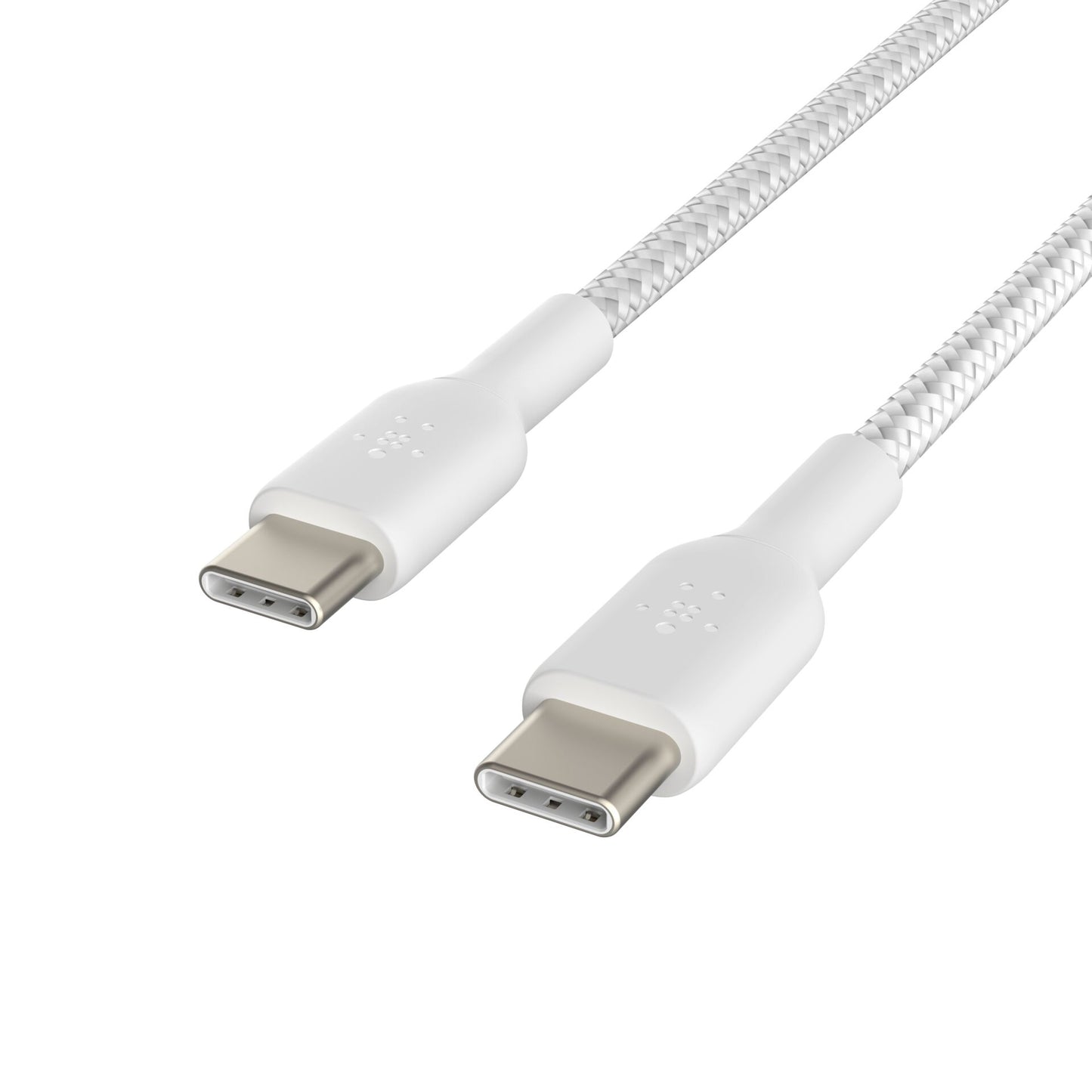 Belkin BOOST CHARGE braided Cab. USB-C/USB-C 2m whiteCAB004bt2MWH