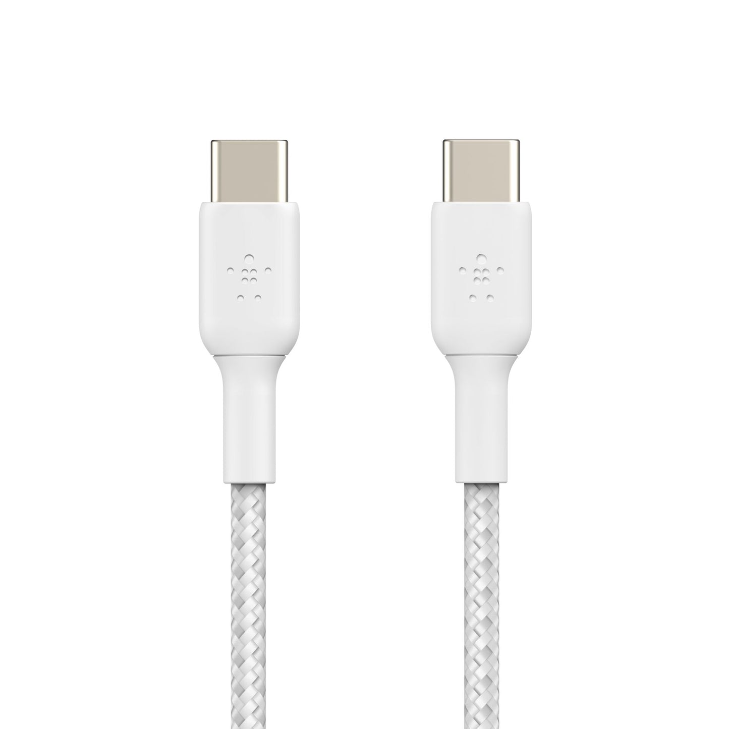 Belkin BOOST CHARGE braided Cab. USB-C/USB-C 2m whiteCAB004bt2MWH