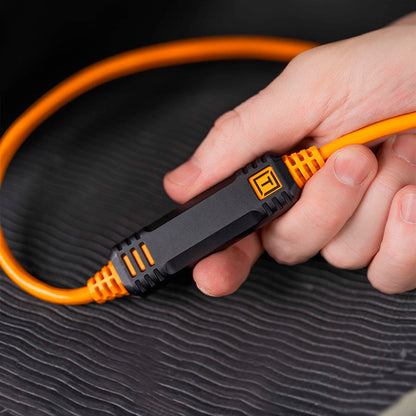 Tether Tools TetherPro USB-C auf USB-C rechter Winkel orange 9,4m