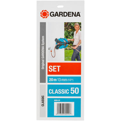 Gardena Classic Wall-Fixed Hose Reel 50 Set