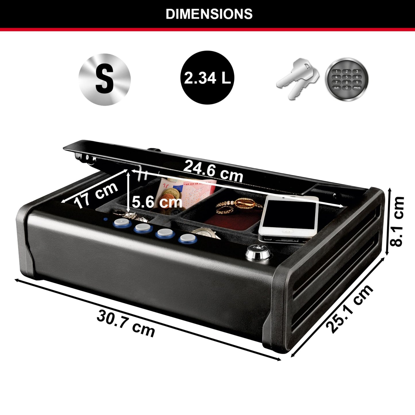 Master Lock Tresor MLD08E Digital Lock