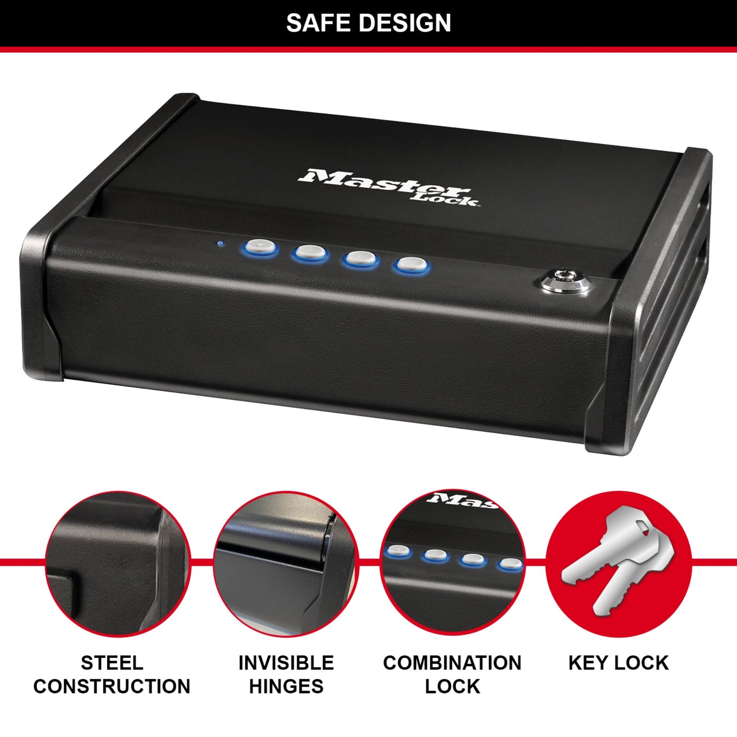 Master Lock Tresor MLD08E Digital Lock