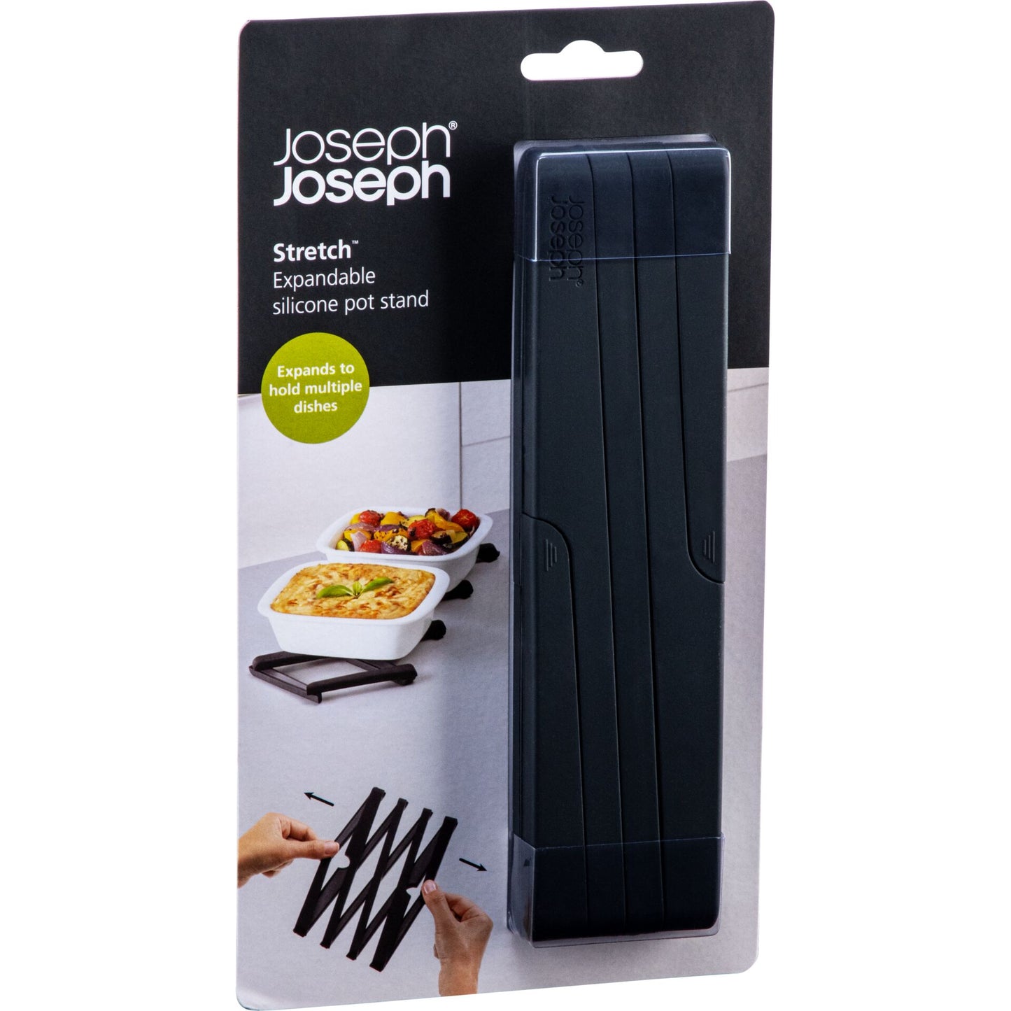 Joseph Joseph Stretch Silicone P Pot Stand black