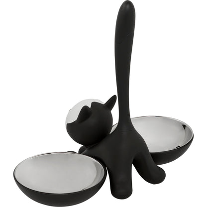 Alessi Cat Bowl Tigrito black AMMI09 B
