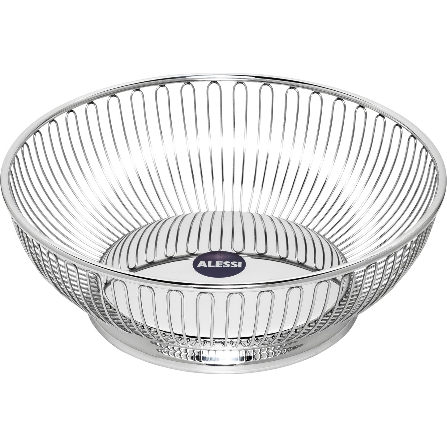 Alessi 826/24 Round Wire Basket Stainless Steel