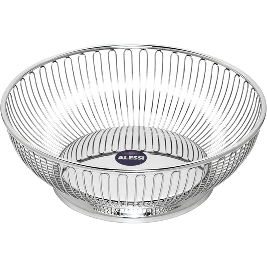 Alessi 826/24 Round Wire Basket Stainless Steel