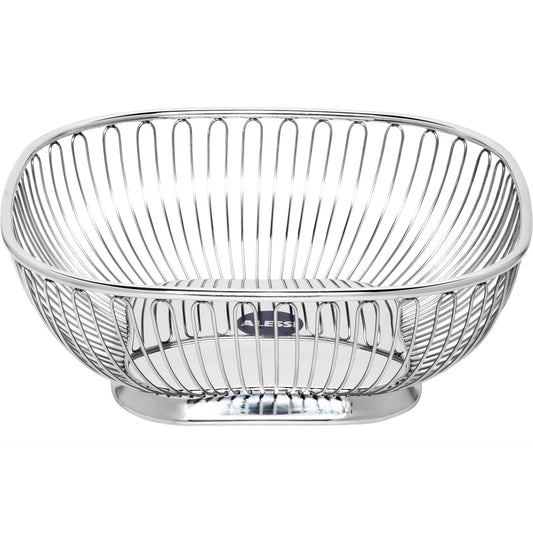 Alessi 845 Square Wire Basket Stainless Steel
