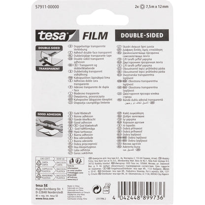 Tesa Doppelseitiges Klebeband 7,5m x 12mm
