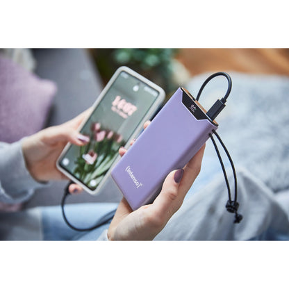 Intenso Powerbank F10000    Lila 10000 mAh incl. USB-C to Type-C