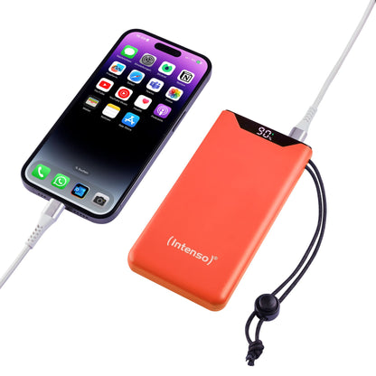 Intenso Powerbank F10000  Orange 10000 mAh incl. USB-C to Type-C