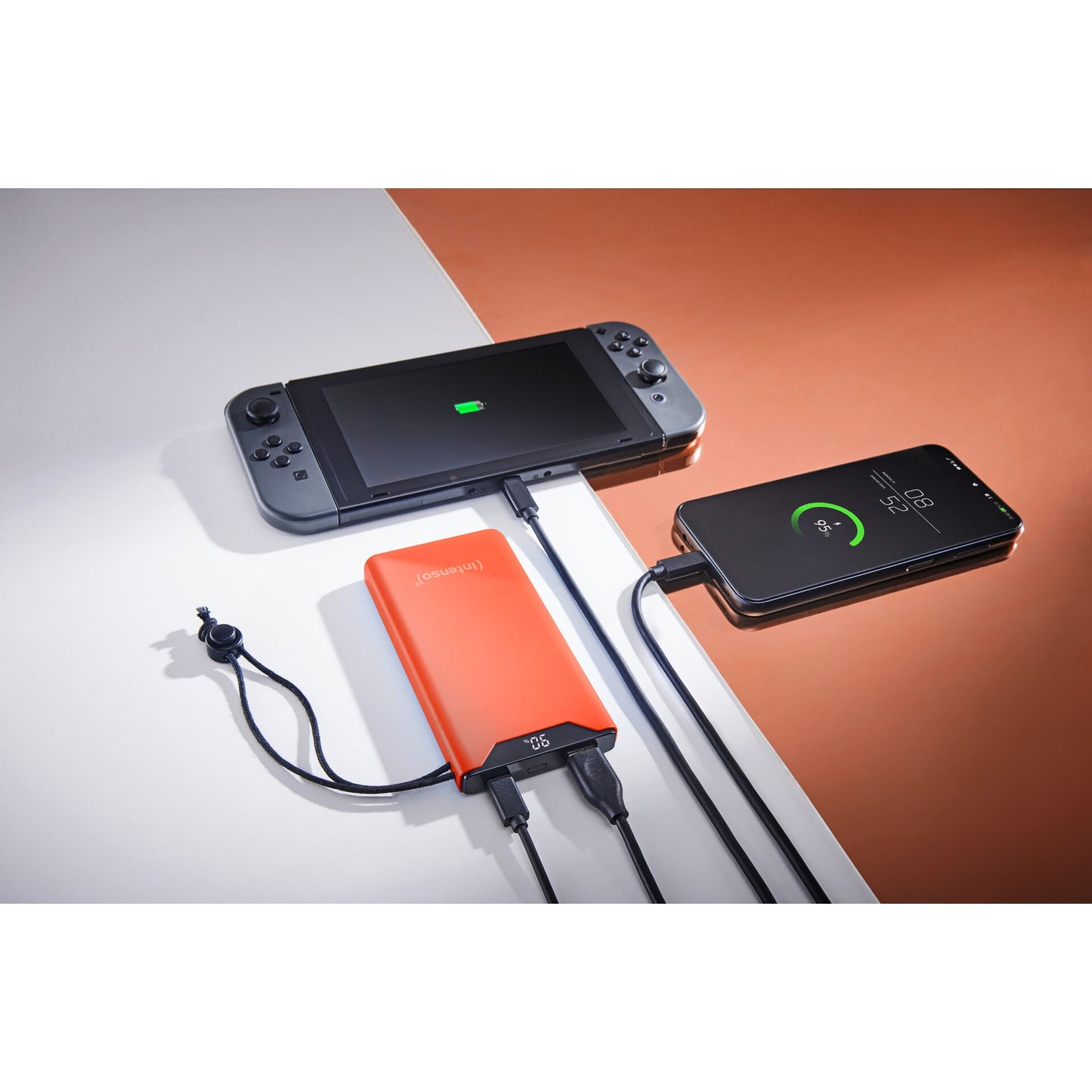 Intenso Powerbank F10000  Orange 10000 mAh incl. USB-C to Type-C