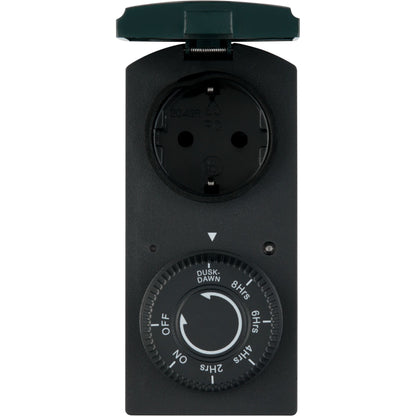 REV timer mechanisch IP44 black-green