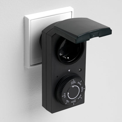 REV timer mechanisch IP44 black-green