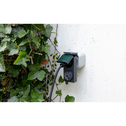 REV timer mechanisch IP44 black-green