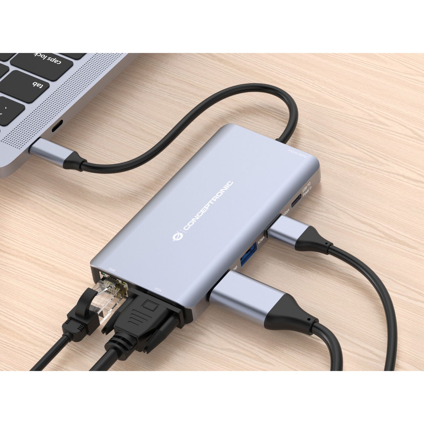 Conceptronic DONN20G 10-in-1 Dockingstation