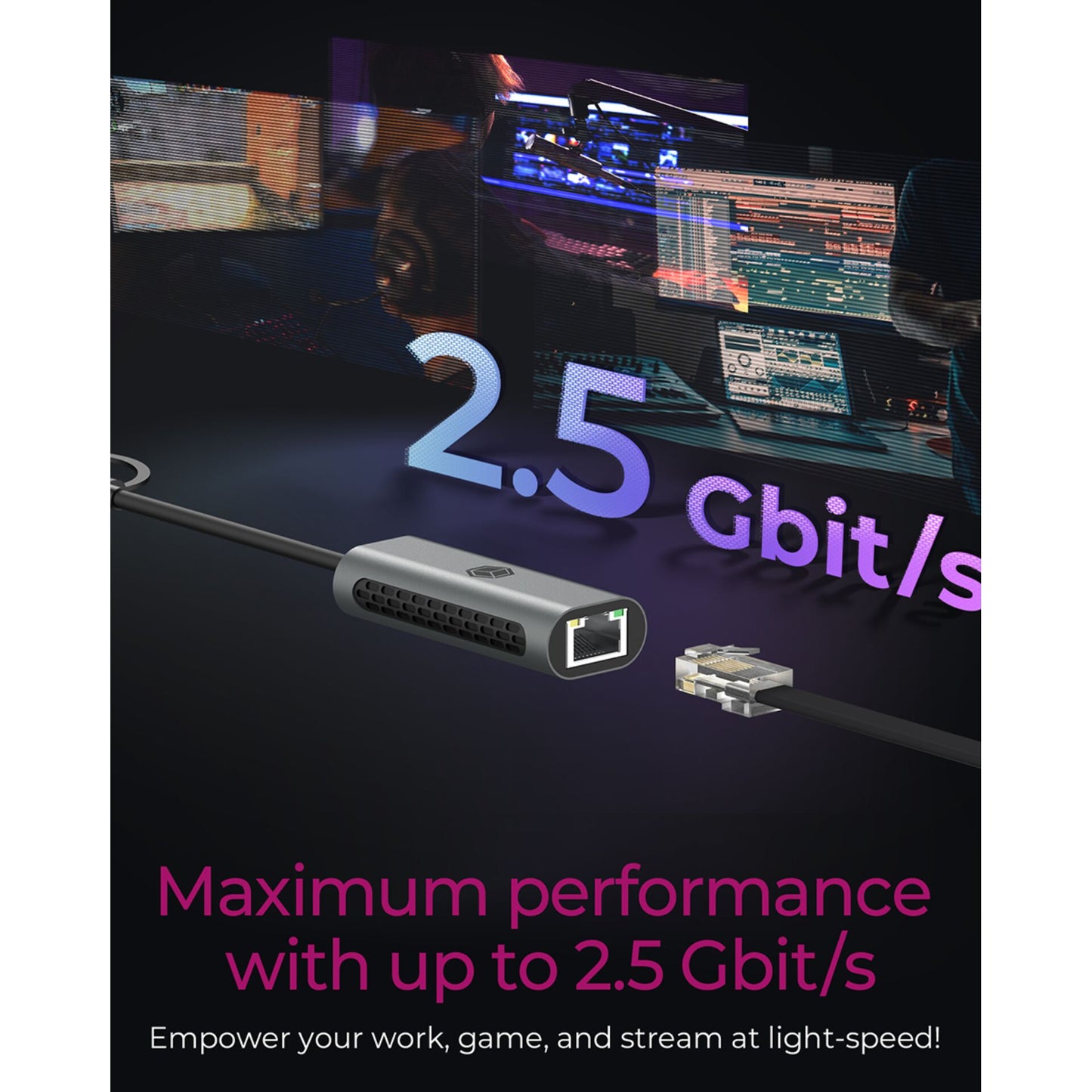 Raidsonic ICY BOX IB-LAN301-C3 USB Type-C / Type-A to LAN