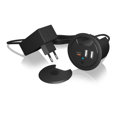 Raidsonic ICY BOX IB-HUB1407 USB Desk Charger