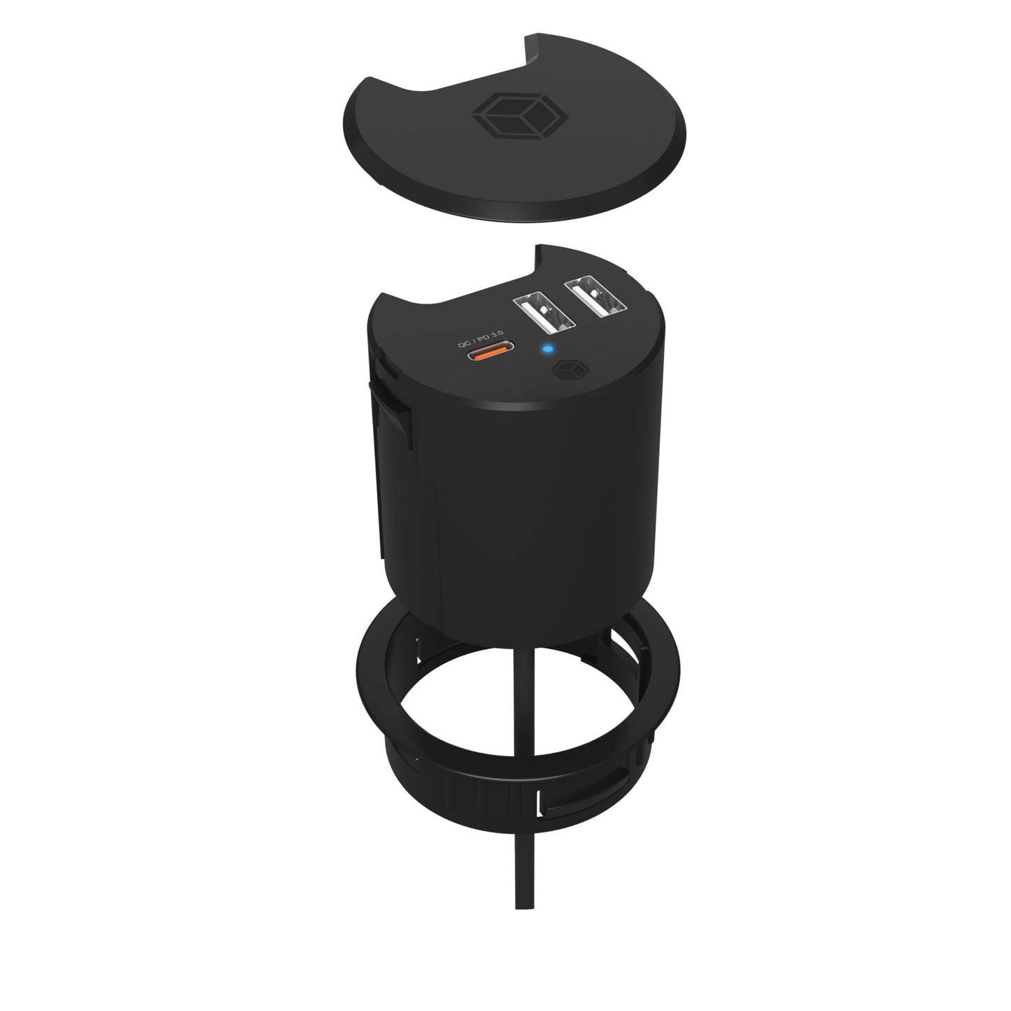 Raidsonic ICY BOX IB-HUB1407 USB Desk Charger