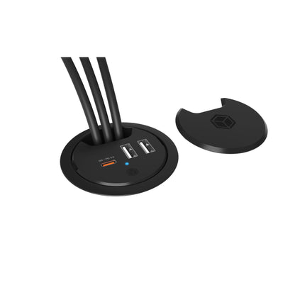 Raidsonic ICY BOX IB-HUB1407 USB Desk Charger