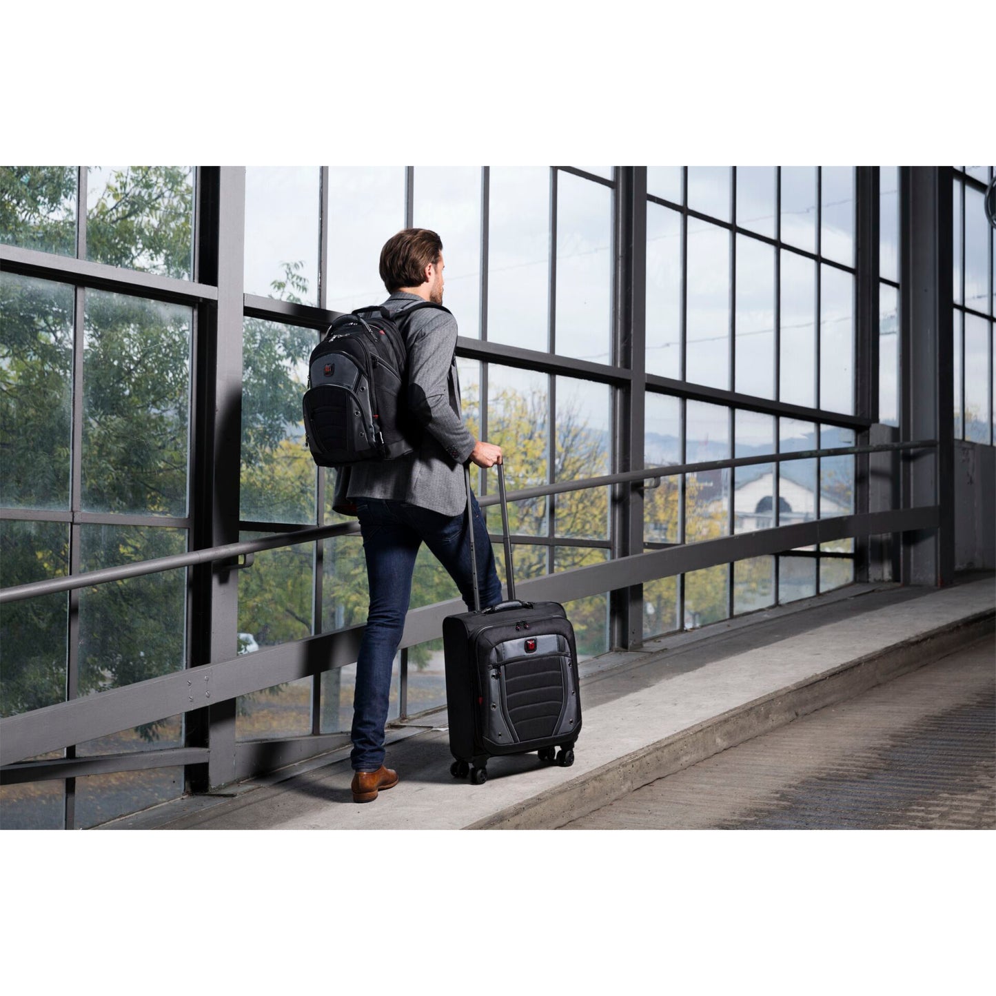 Wenger Synergy 16  black grey up to 38,10 cm  Laptop Backpack