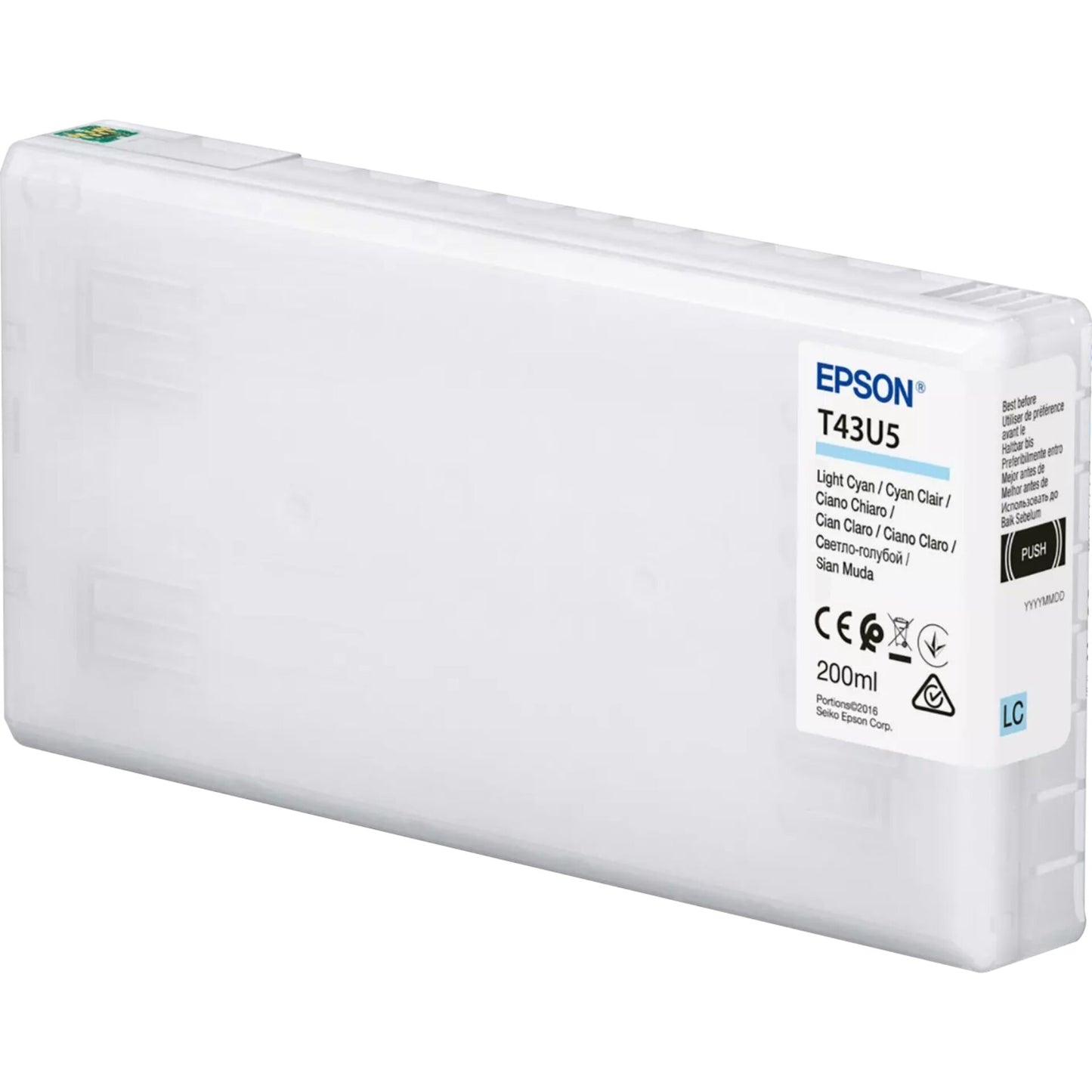 Epson ink cartridge cyan T 43U 200 ml            T 43U24N