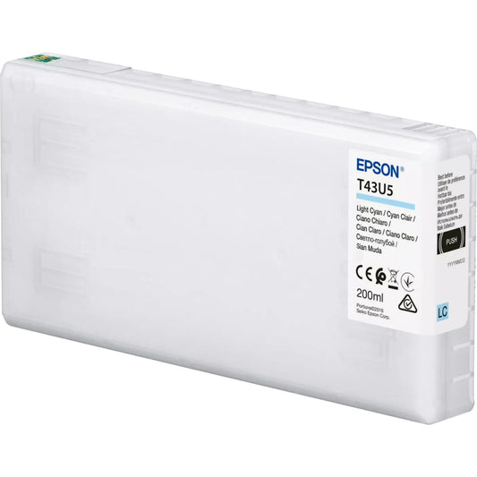Epson ink cartridge cyan T 43U 200 ml            T 43U24N
