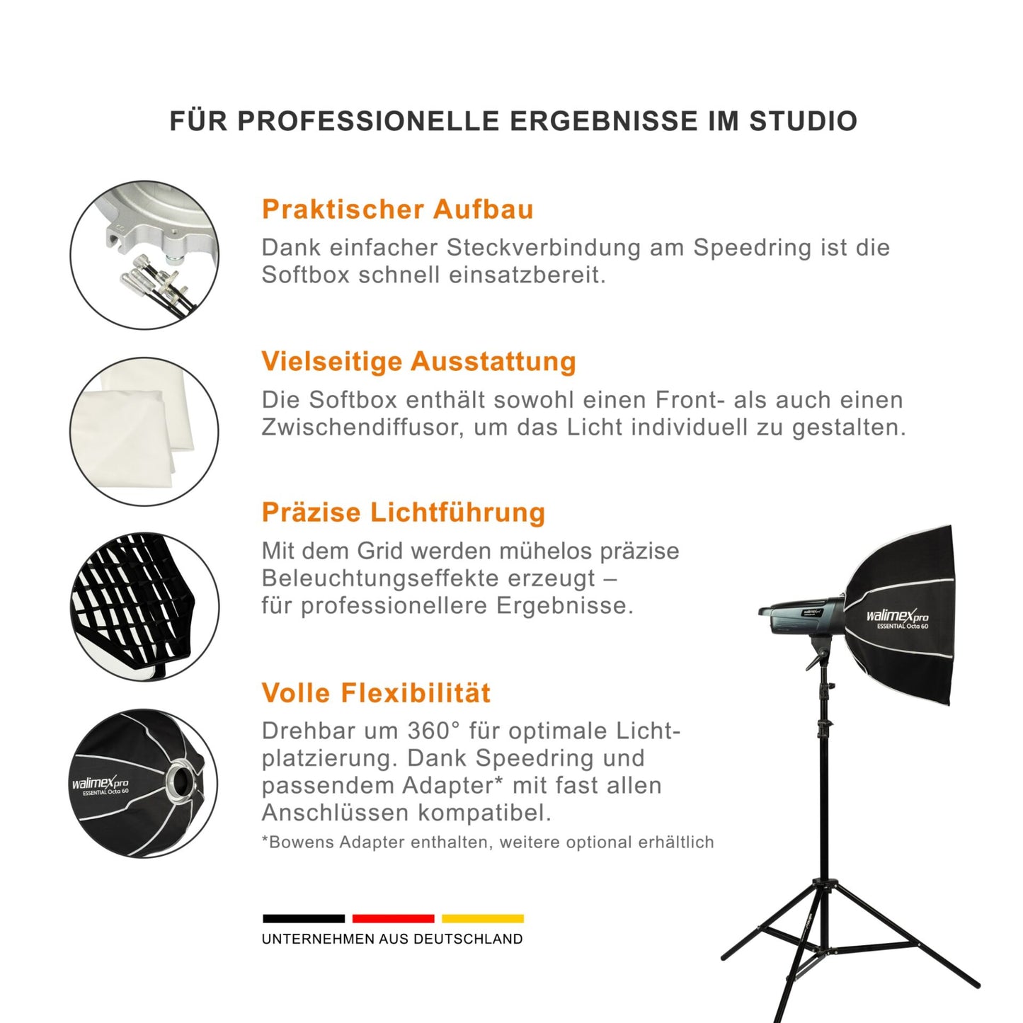 Walimex pro Softbox Essential Octa 60