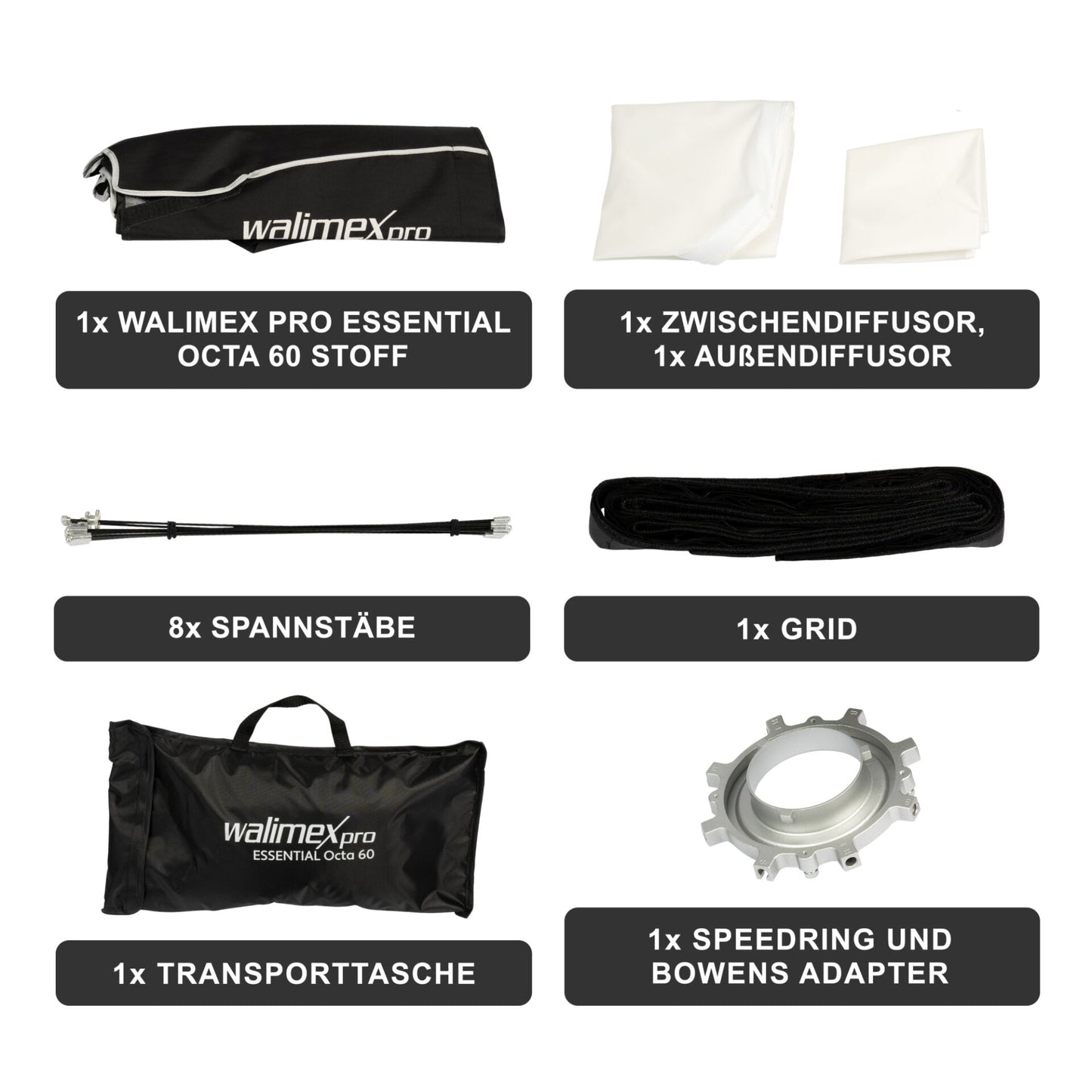 Walimex pro Softbox Essential Octa 60