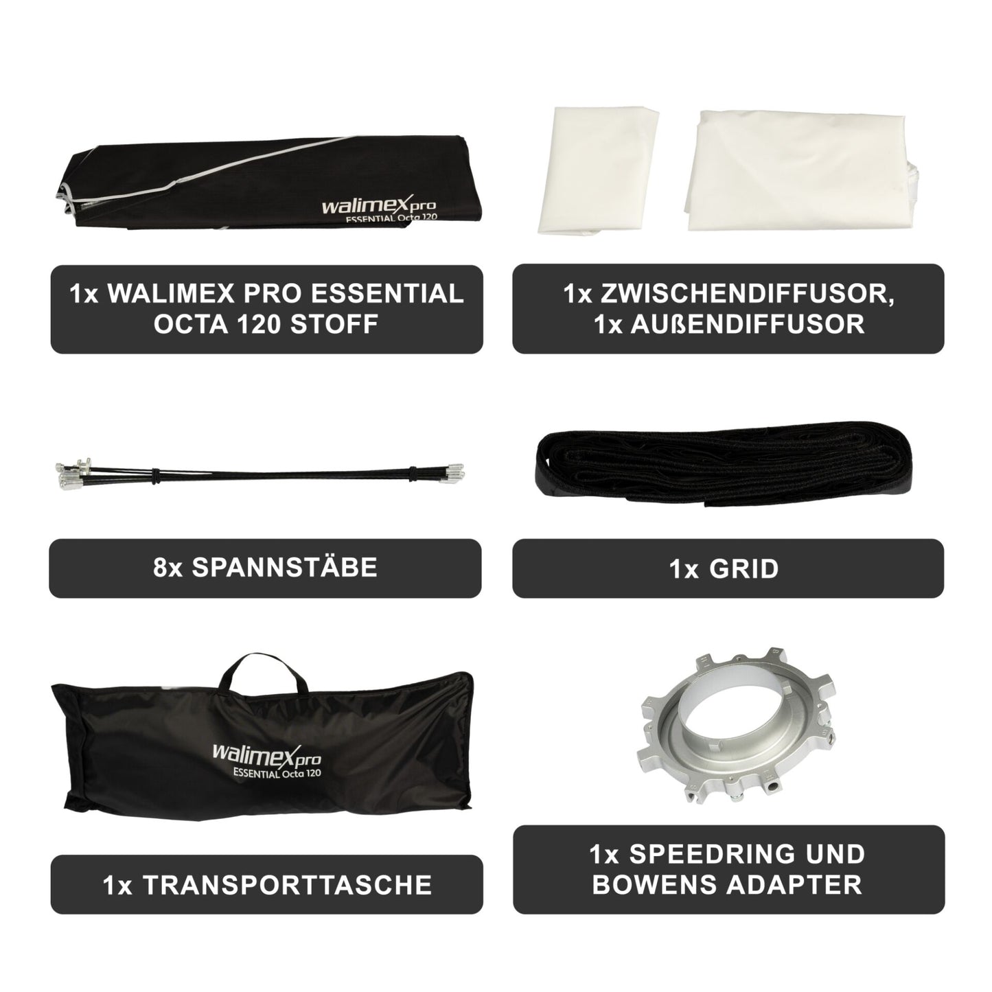 Walimex pro Softbox Essential Octa 120