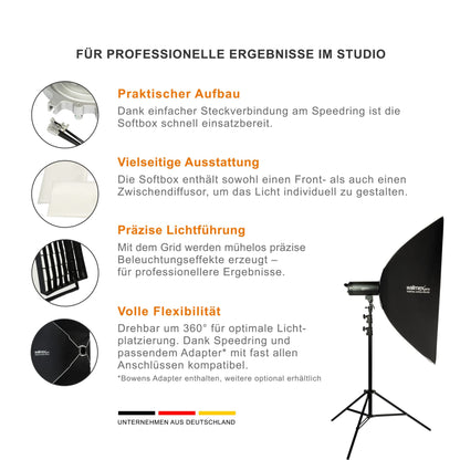 Walimex pro Softbox Essential 80x120
