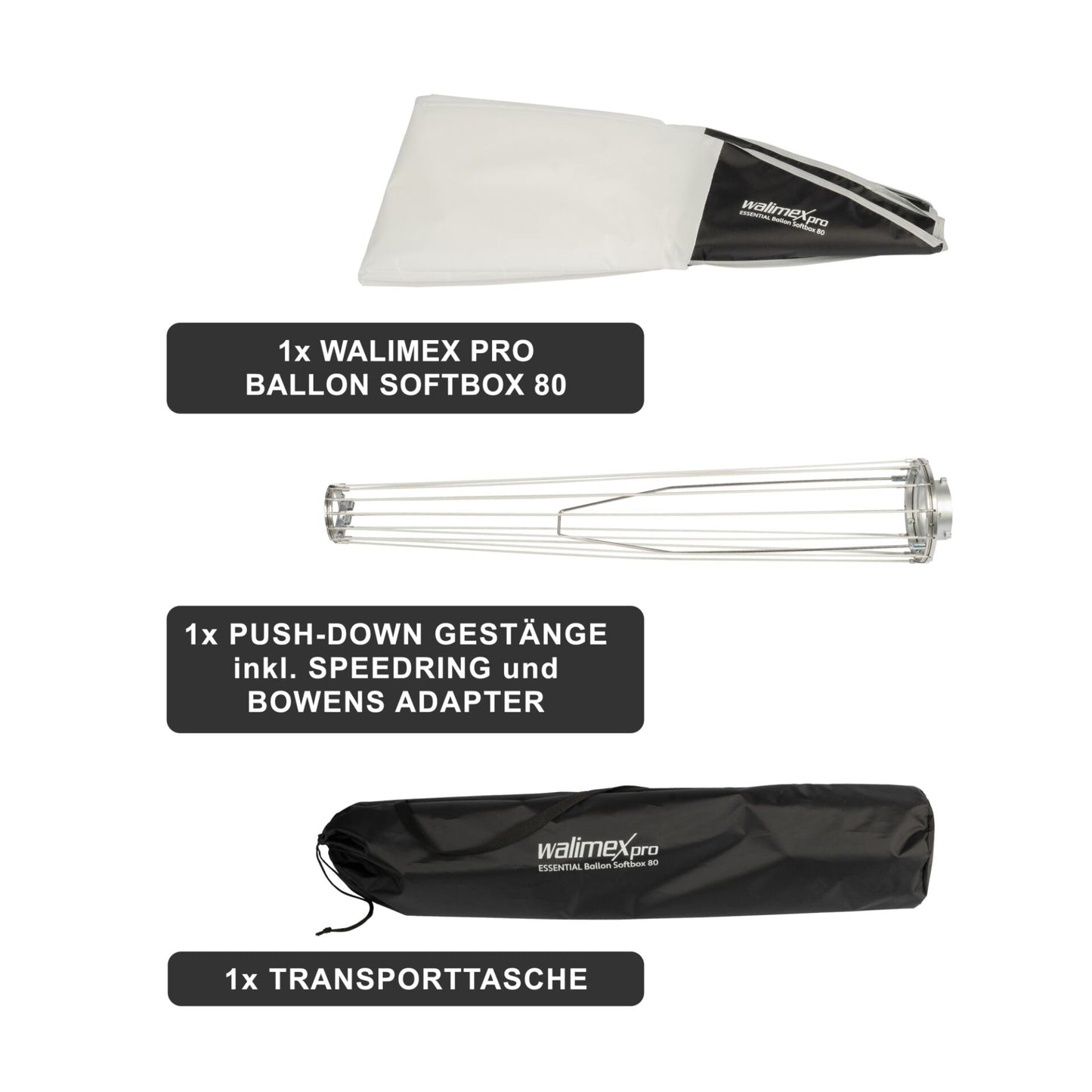 Walimex pro Softbox Essential Ballon 80