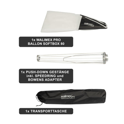 Walimex pro Softbox Essential Ballon 80