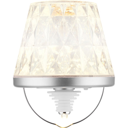 REV LED Bottle Lamp with battery Lamprusco Cristal RGBW