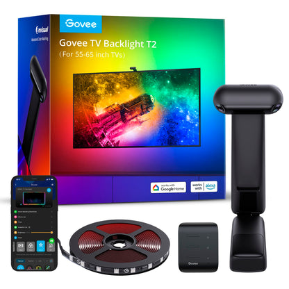 Govee - Envisual TV Backlight T2 with Dual Cameras 55  - 65